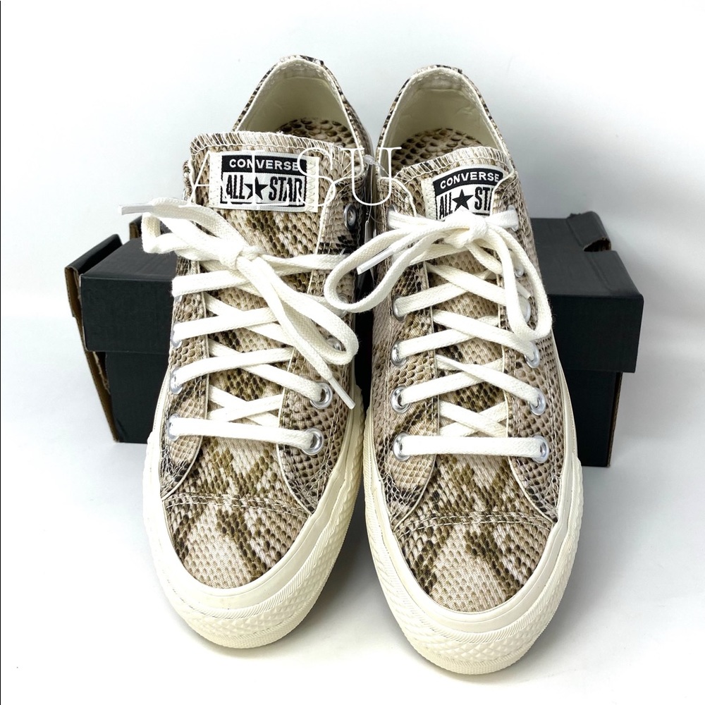 Converse Ctas Lift OX Egret Platform W 564677c - Picture 2 of 11